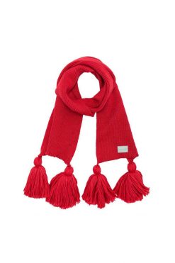 Heimstone Ellis Scarf In Red Knit Knits