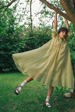 Heimstone Dresses & Jumpsuits Scarlett Dress In Rosary Vichy